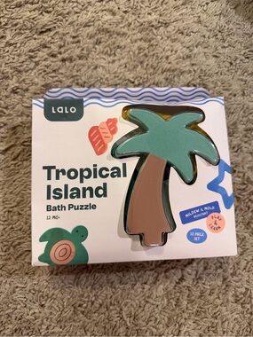 Lalo Tropical Island Bath Puzzle - NWT